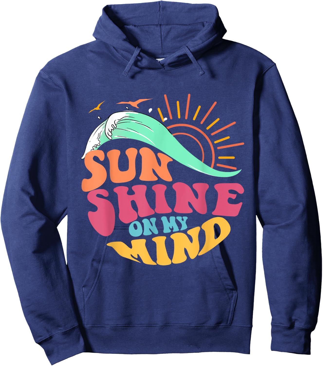 Summer Sunshine On My Mind Beach Trip Family Trip Women Men Hoodie - Hoodie | Navy