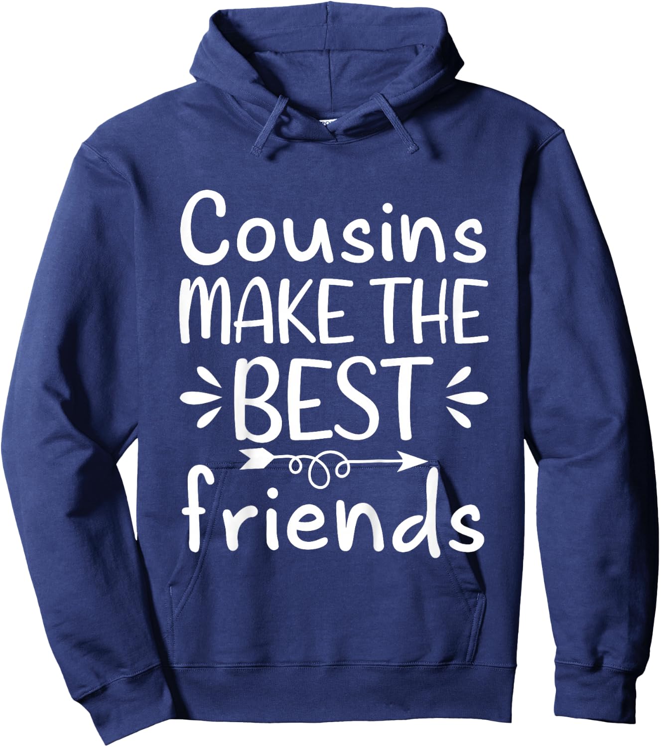 Cousins Make the Best Friends Toddler Crew Hoodie - Hoodie | Navy