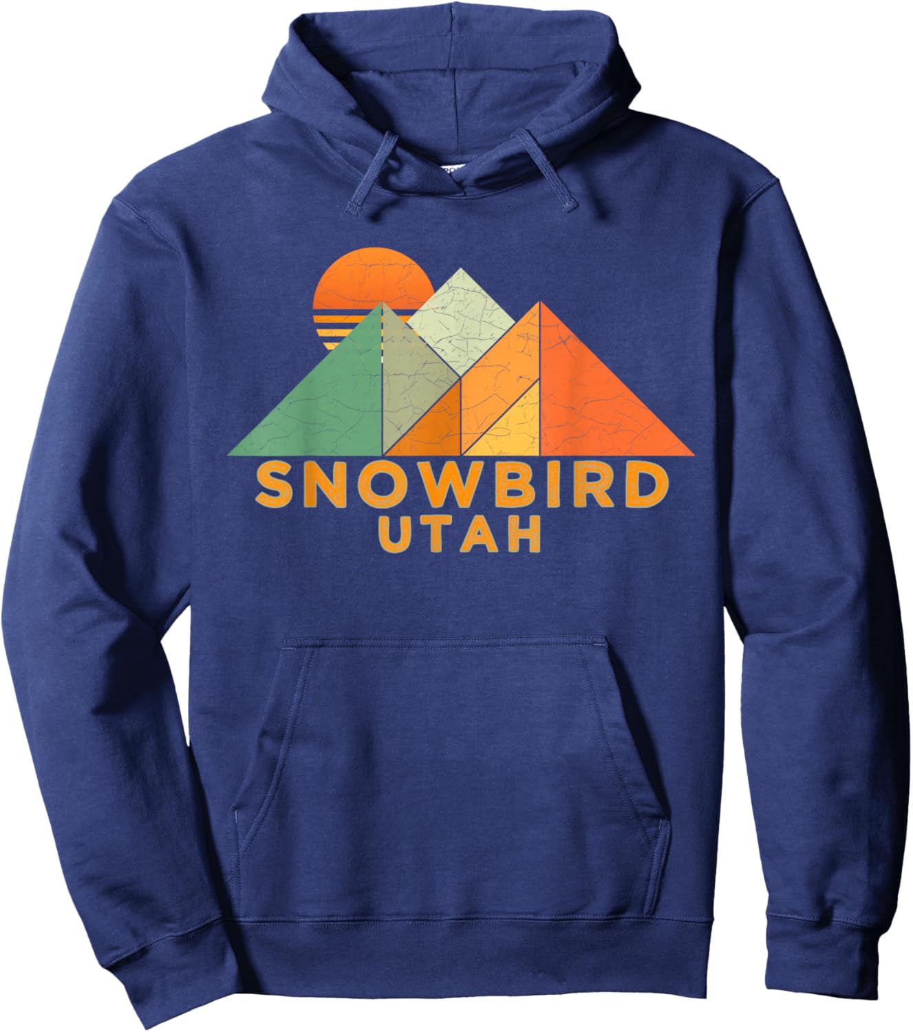 Retro Vintage Snowbird Hoodie - Hoodie | Navy