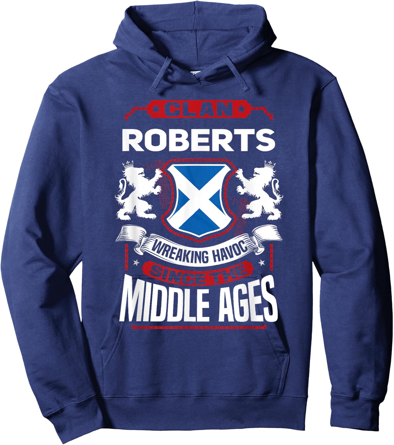 Clan Roberts Scottish Surname Family Reunion Scotland Hoodie - Hoodie | Navy