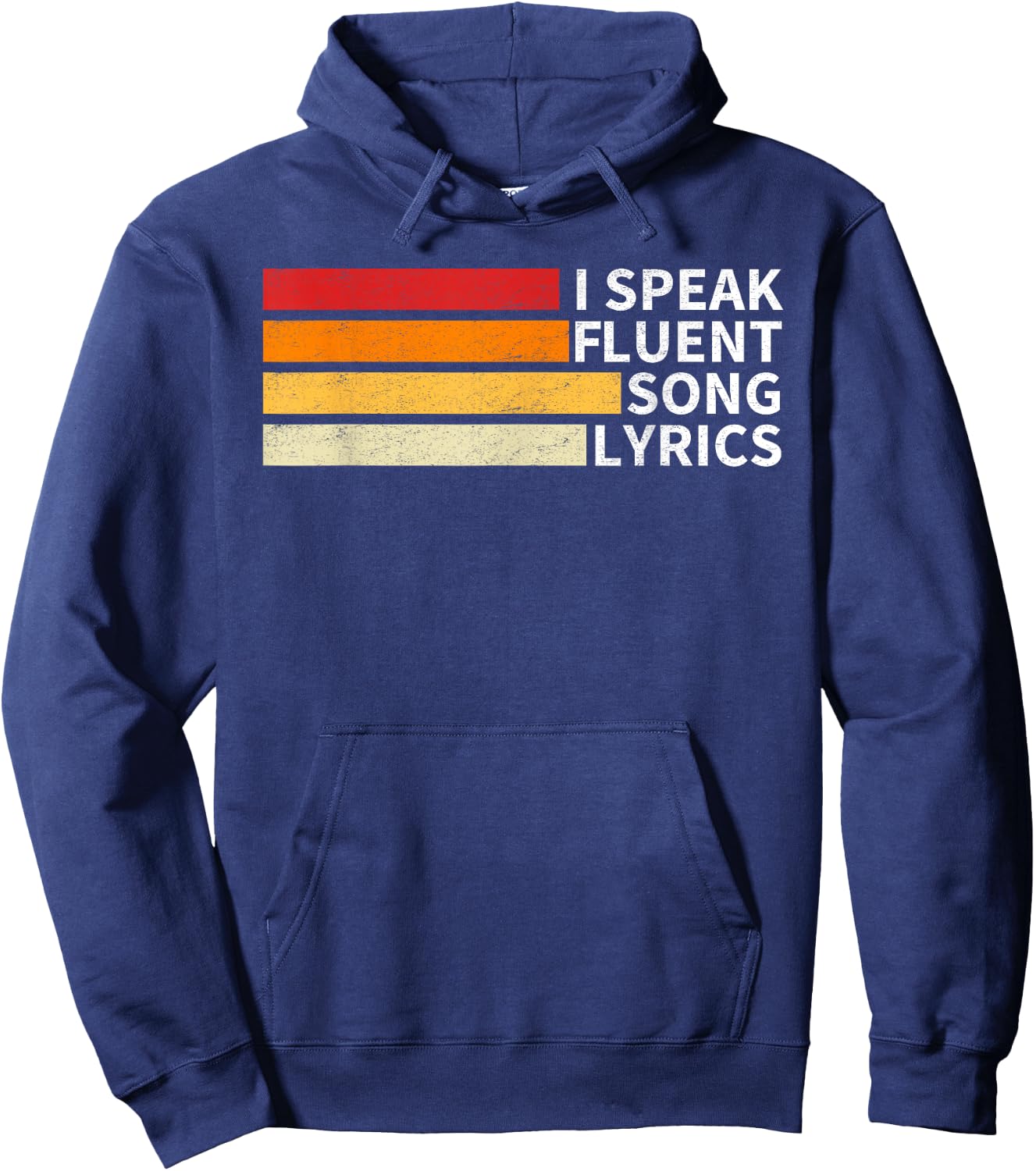 I Speak Fluent Song Lyrics Songwriter Composer Funny Quote Hoodie - Hoodie | Navy