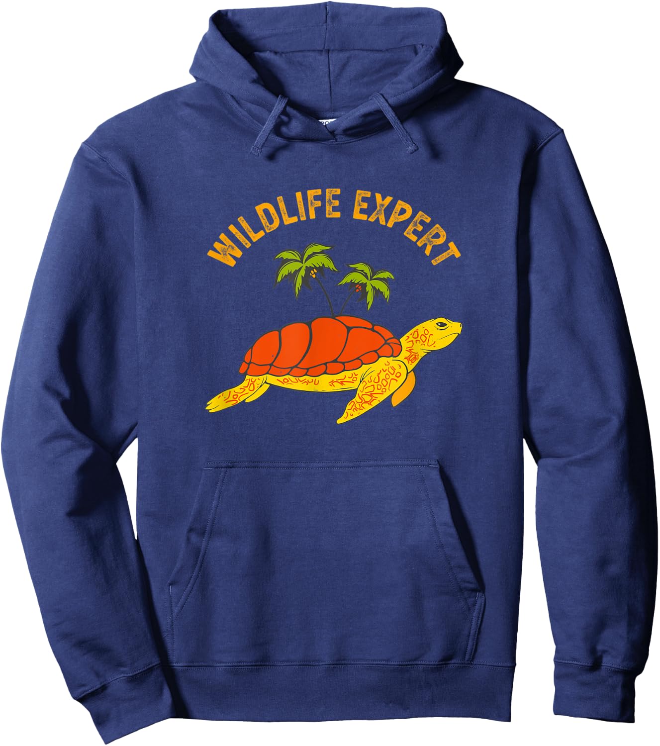 Wildlife Expert Sea Turtles Zoo Keeper Animal Lover Tortoise Hoodie - Hoodie | Navy