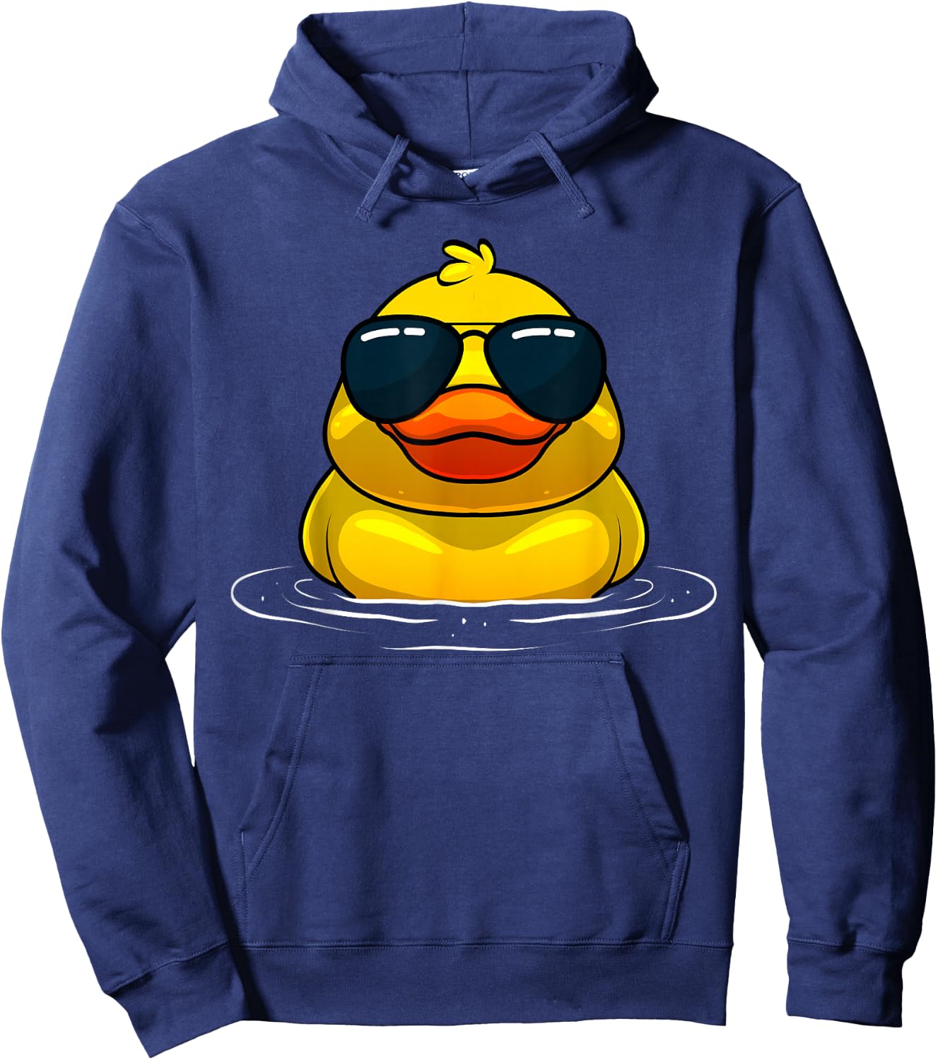 Cool Duck Women Kids Rubber Duck Lovers Sunglasses Hoodie - Hoodie | Navy