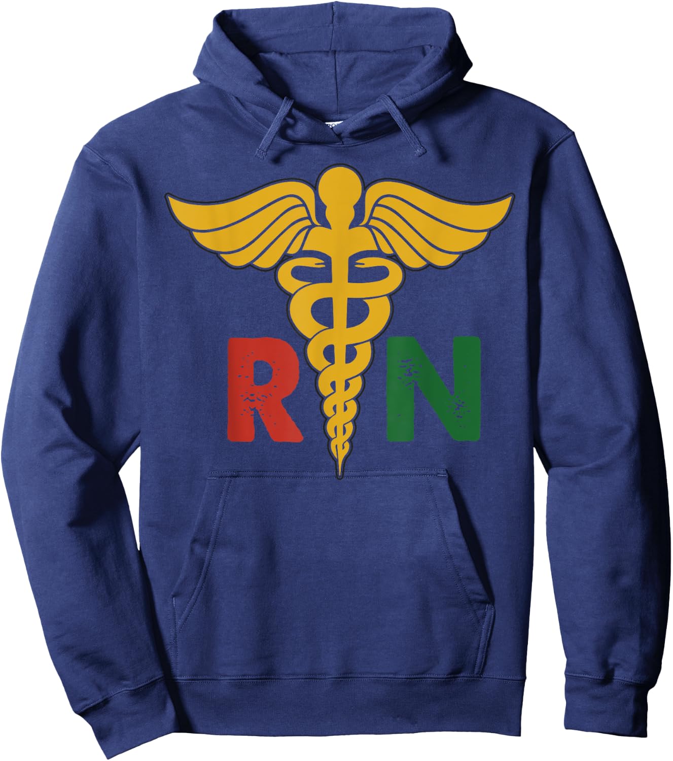 RN Nurse Black History Juneteenth Pride Afro girls African Hoodie - Hoodie | Navy