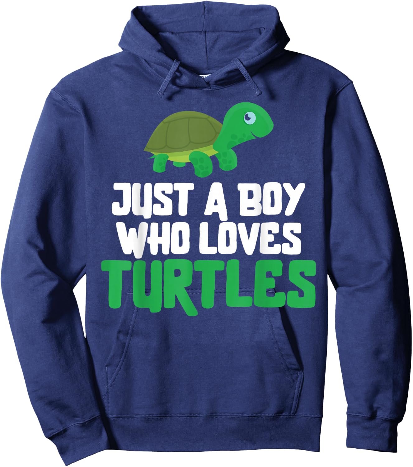 Sea Turtle Tortoise Just A Boy Who Loves Turtles Hoodie - Hoodie | Navy