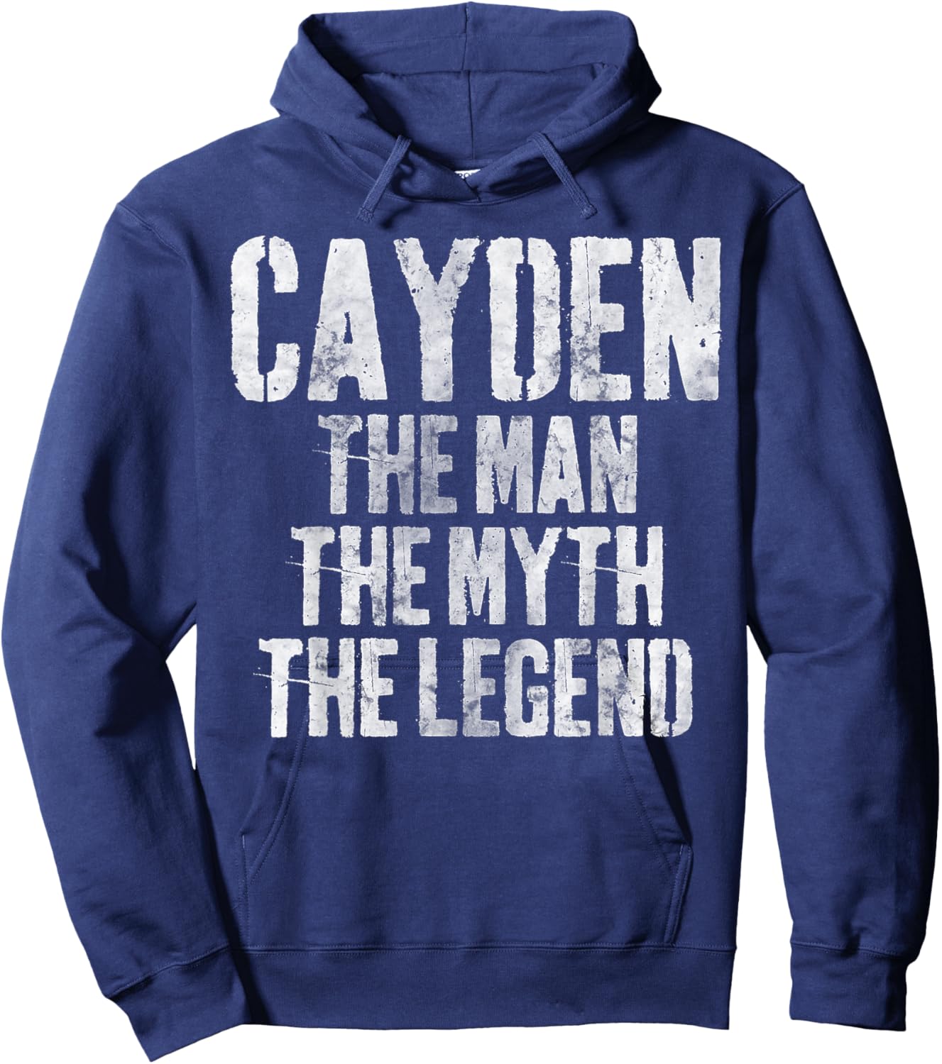 Personalized Shirt Cayden The Man The Myth The Legend Hoodie - Hoodie | Navy