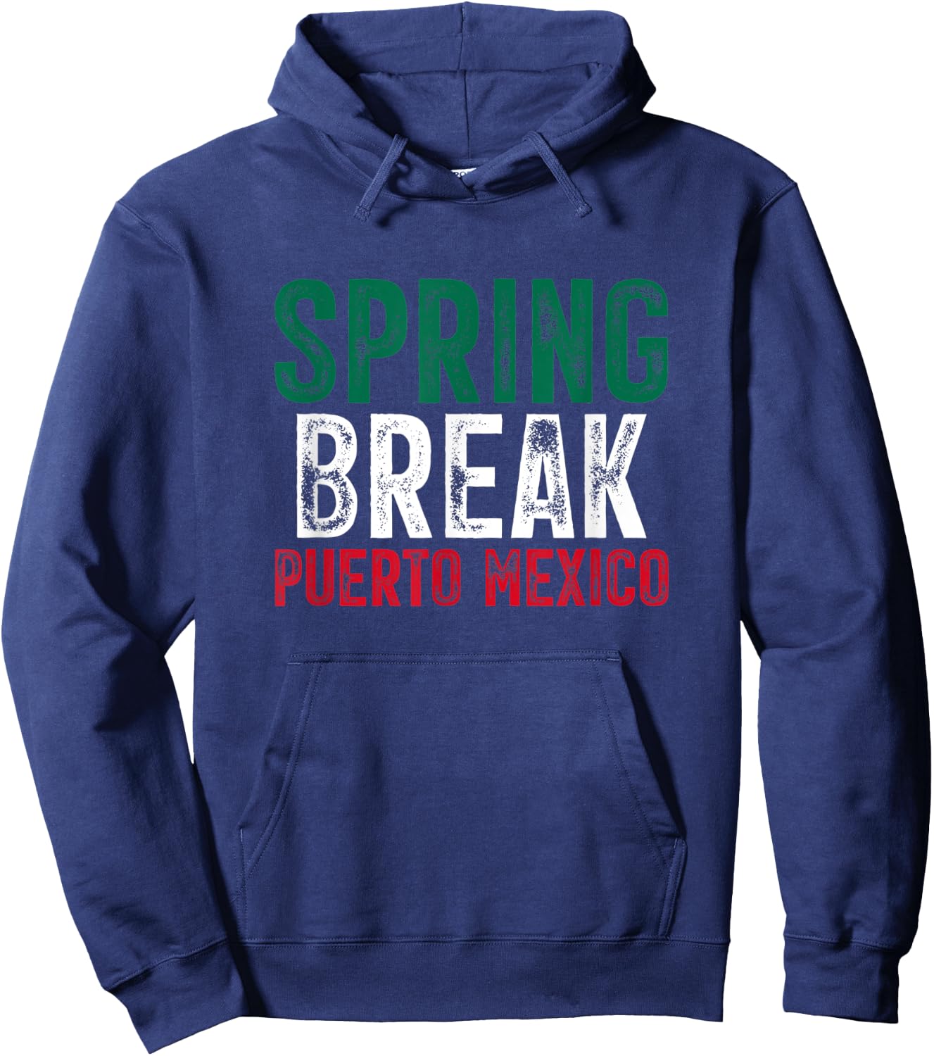 Spring Break Puerto Mexico Mexican Beach Summer Vacation Hoodie - Hoodie | Navy