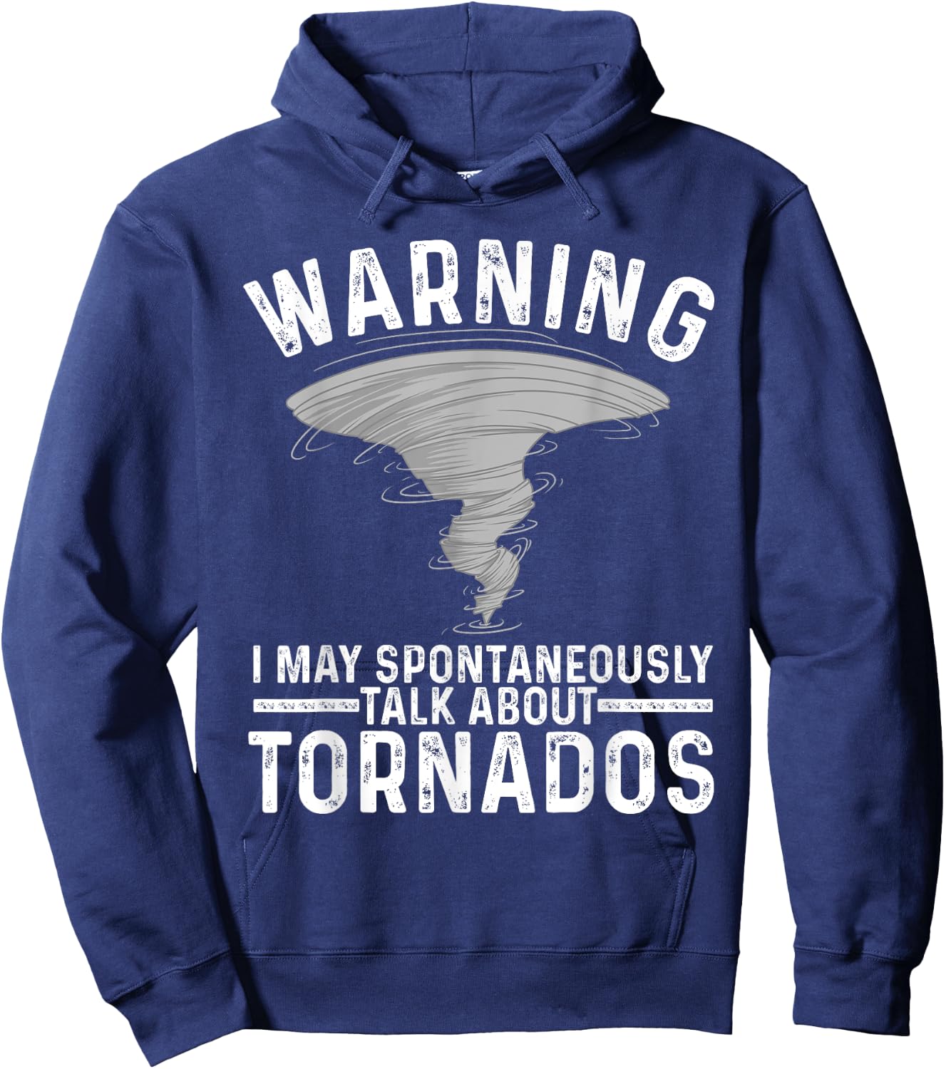 Funny Tornado Designs Women Meteorology Storm Lovers Hoodie - Hoodie | Navy