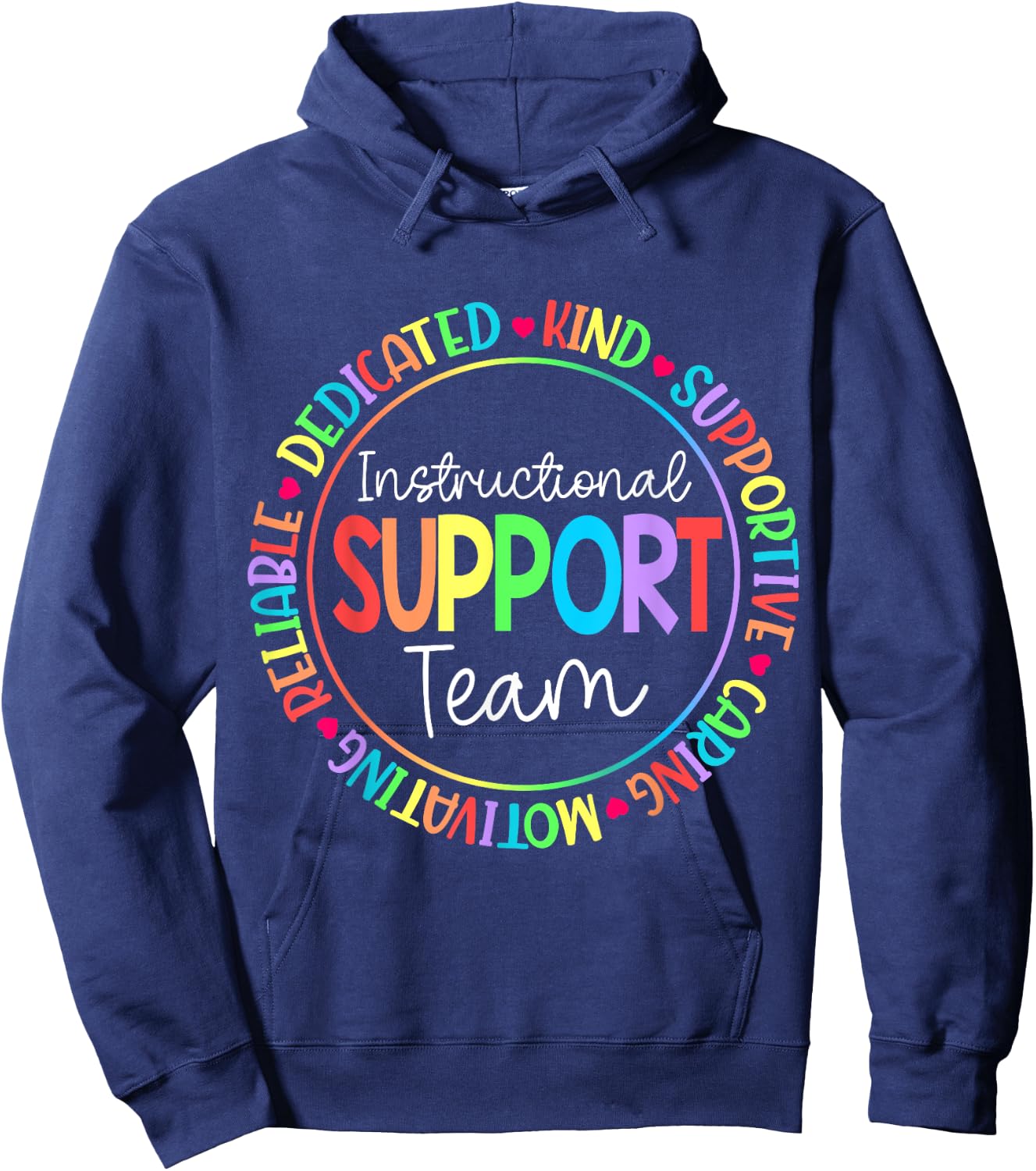Instructional Coach Instructional Support Team Week Hoodie - Hoodie | Navy