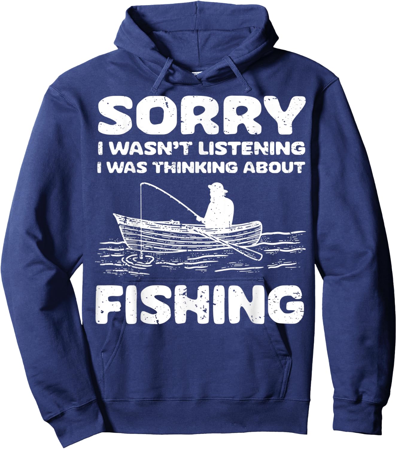 Sarcasm Quotes Hobbies Funny Fishing Gifts Women Dad Hoodie - Hoodie | Navy