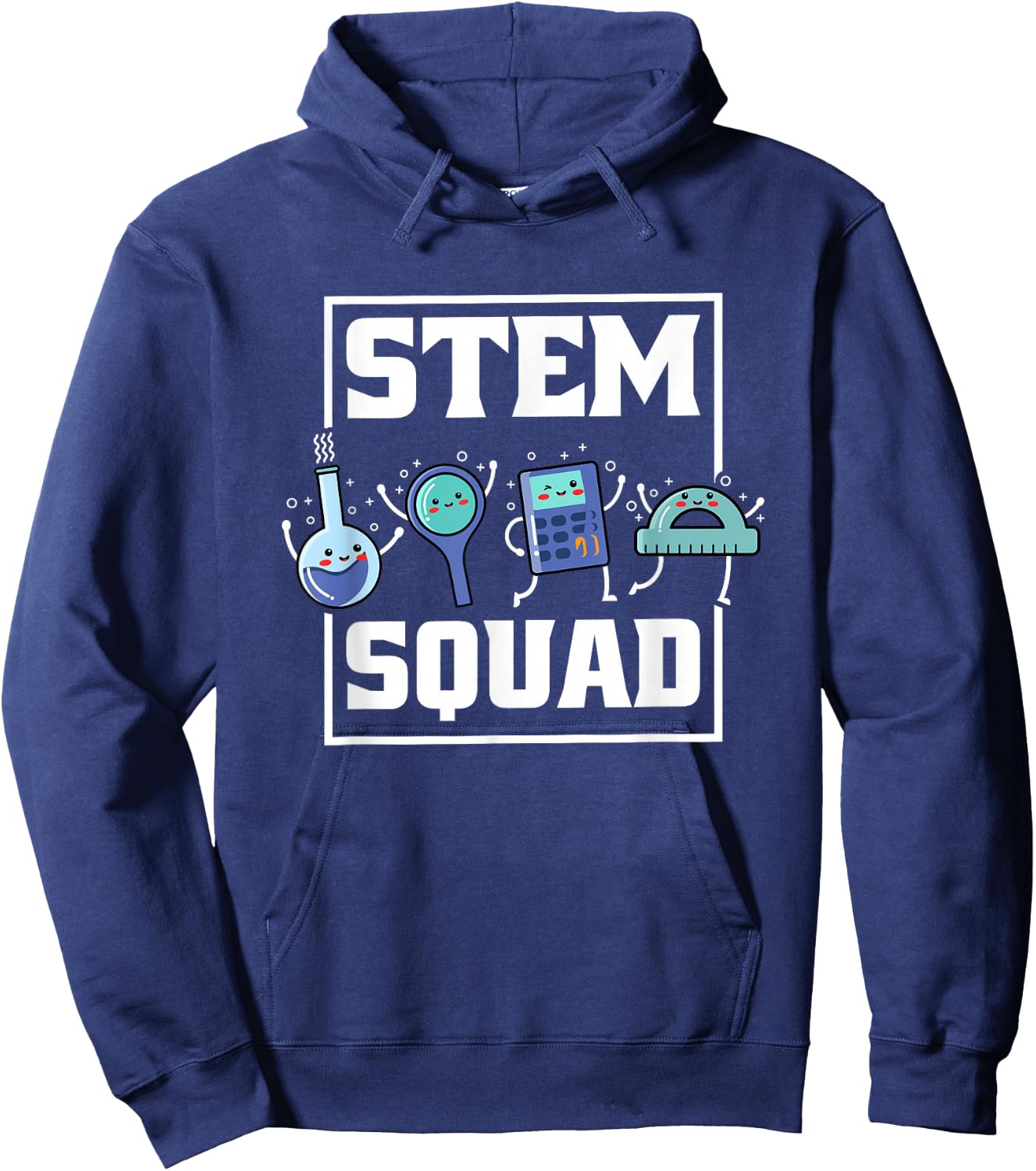 Stem Squad, Science Technology Engineering Math Team Hoodie - Hoodie | Navy