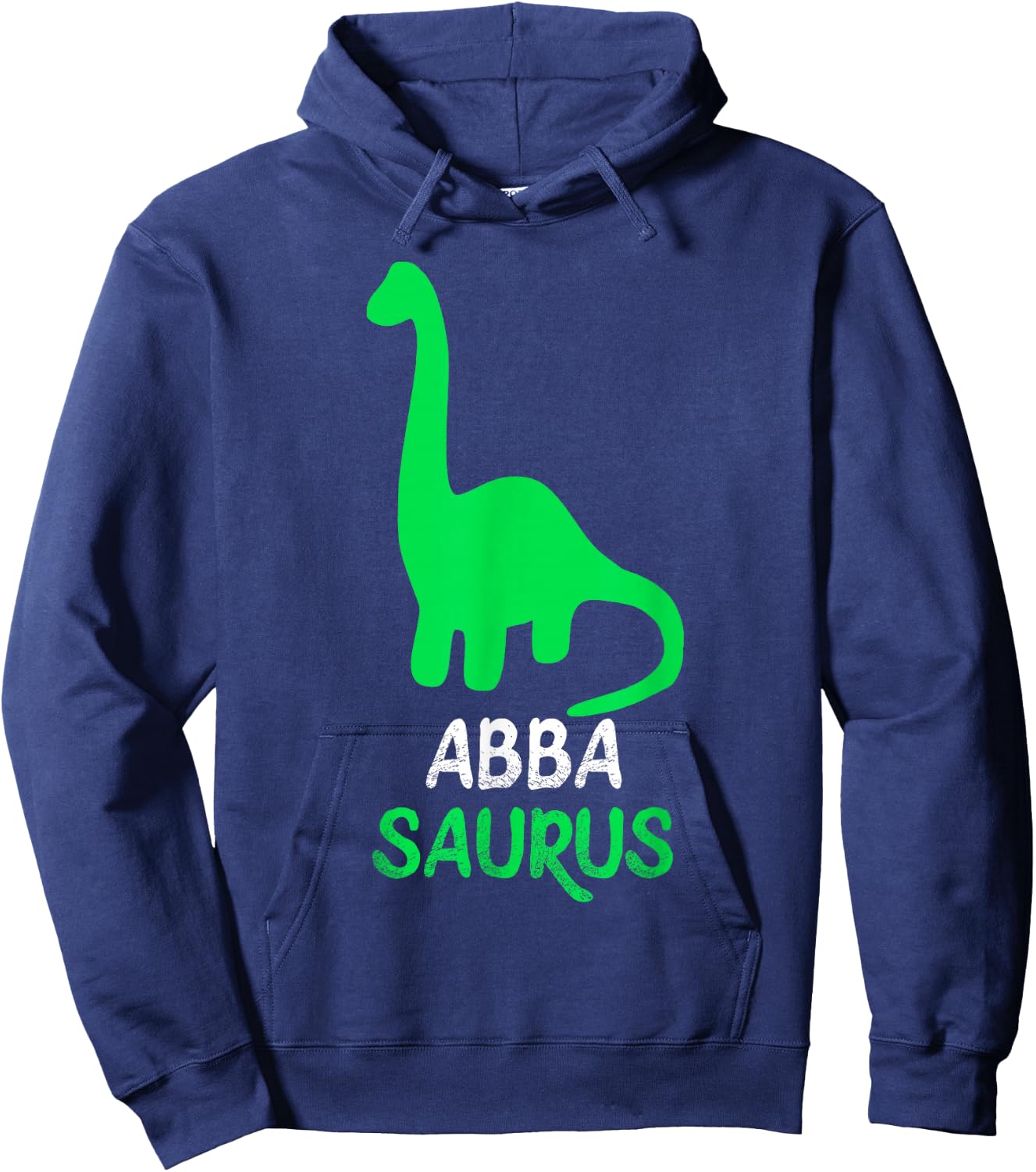 Abba-Saurus Funny Dino Dinosaur AbbaSaurus Hoodie - Hoodie | Navy