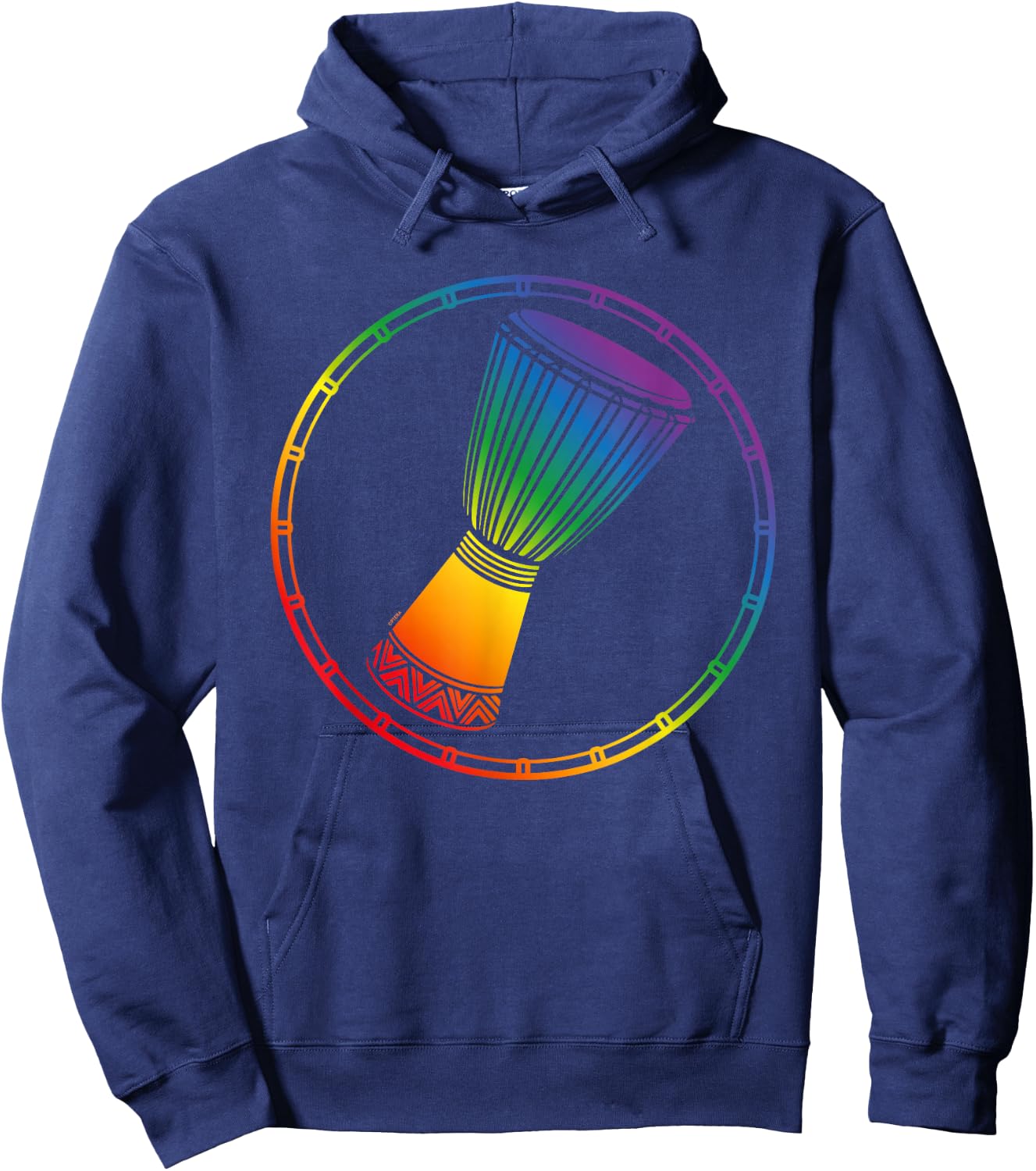Cool Djembe Drums or African Drums Image for Djembe Drummer Hoodie - Hoodie | Navy
