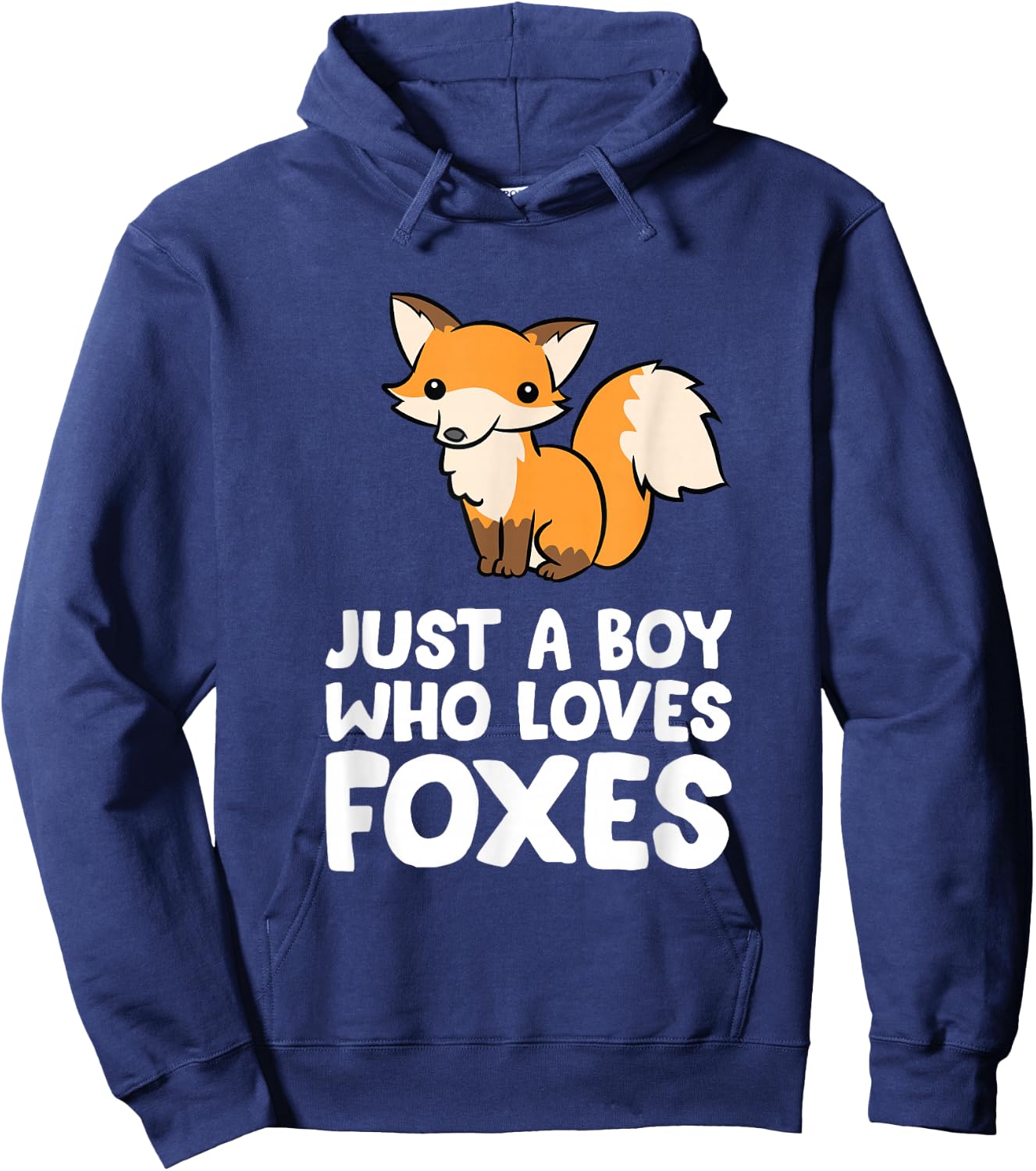 Just a Boy Who Loves Foxes Hoodie - Hoodie | Navy