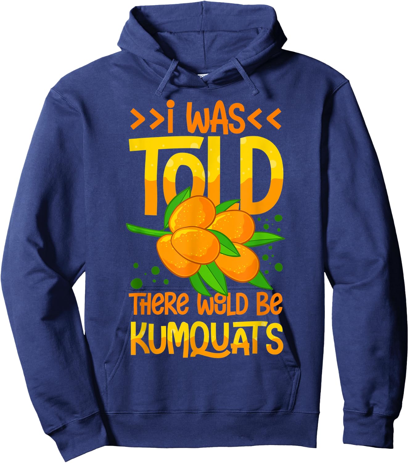 Kumquat Tree Fruit Recipes Orange Plant Marmalade Hoodie - Hoodie | Navy