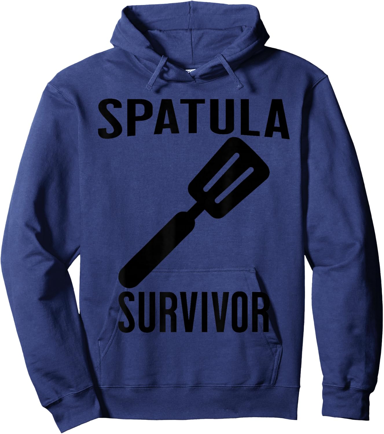 SPATULA SURVIVOR Funny Family Mother Children Retro Hoodie - Hoodie | Navy