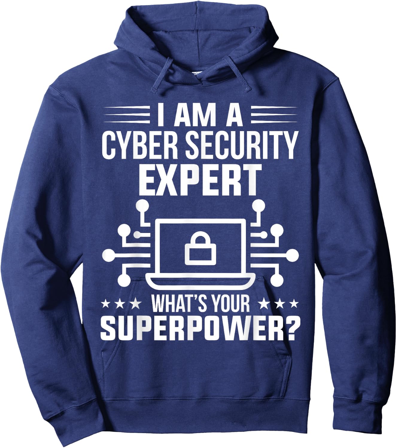 Computer Security Ich Bin Ein Cyber Security Expert Analyst Hoodie - Hoodie | Navy
