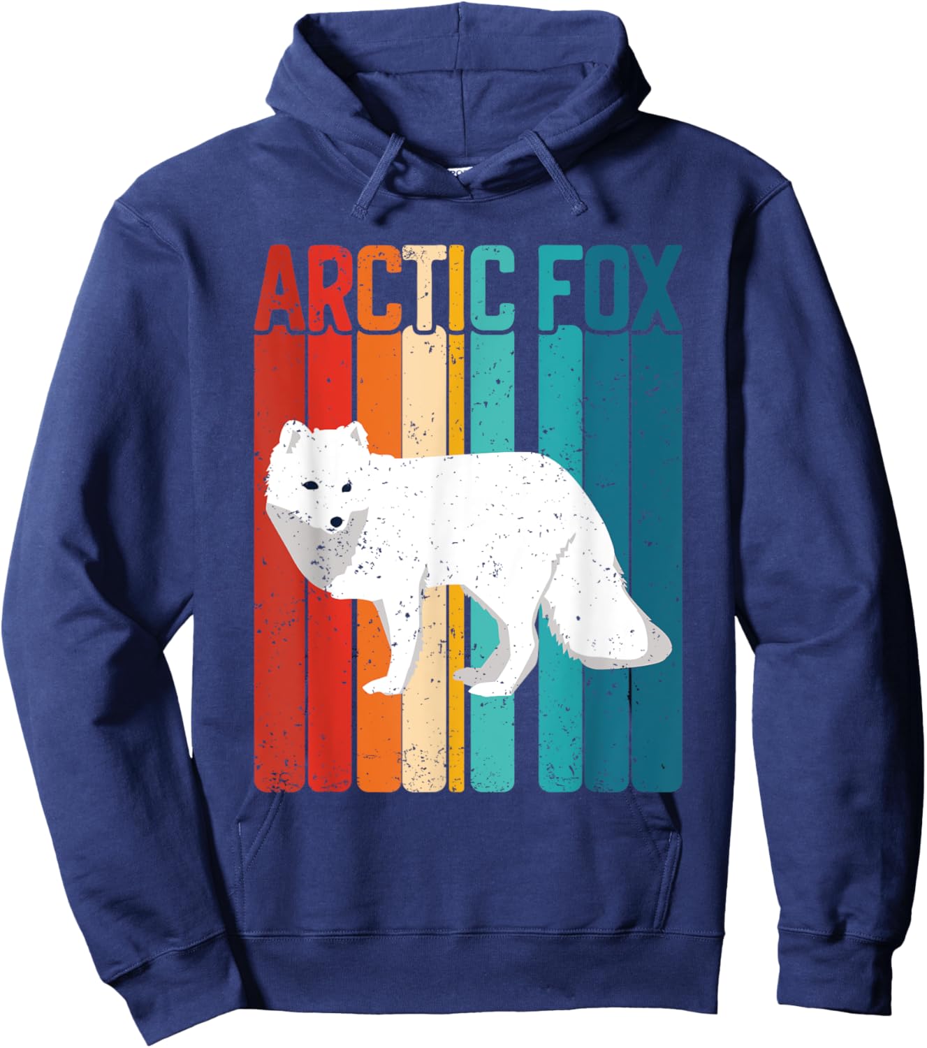 Arctic Fox Artic Animals Cute Artic Fox Lover Pajamas Hoodie - Hoodie | Navy