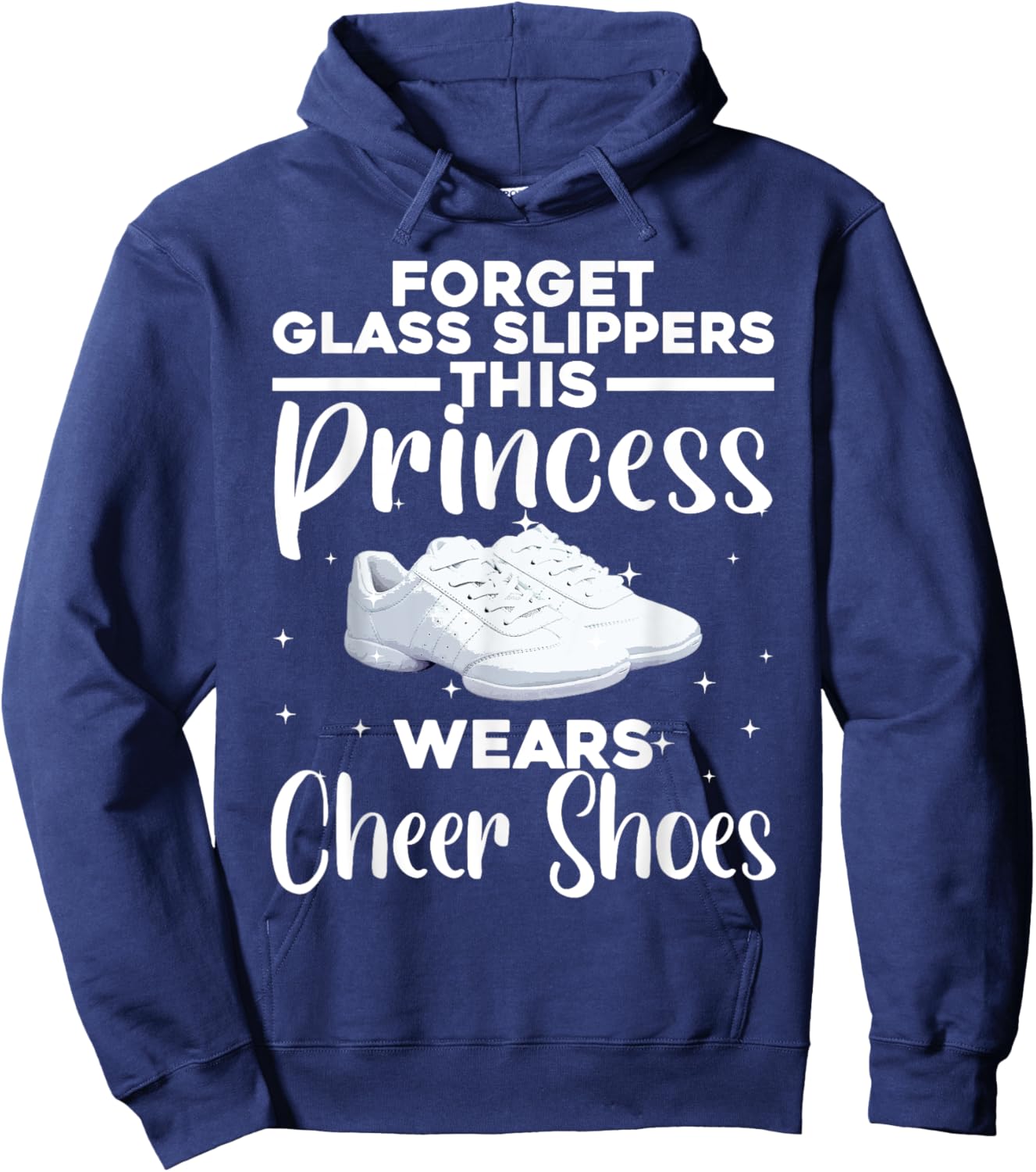 Funny Cheerleader Design for Girls Women Cheerleading Lovers Small Hoodie - Hoodie | Navy