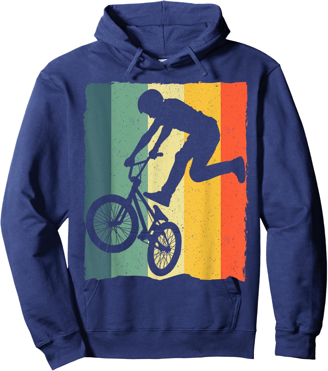 Cool Vintage BMX Women Boys Bike BMX Racing Riders Hoodie - Hoodie | Navy