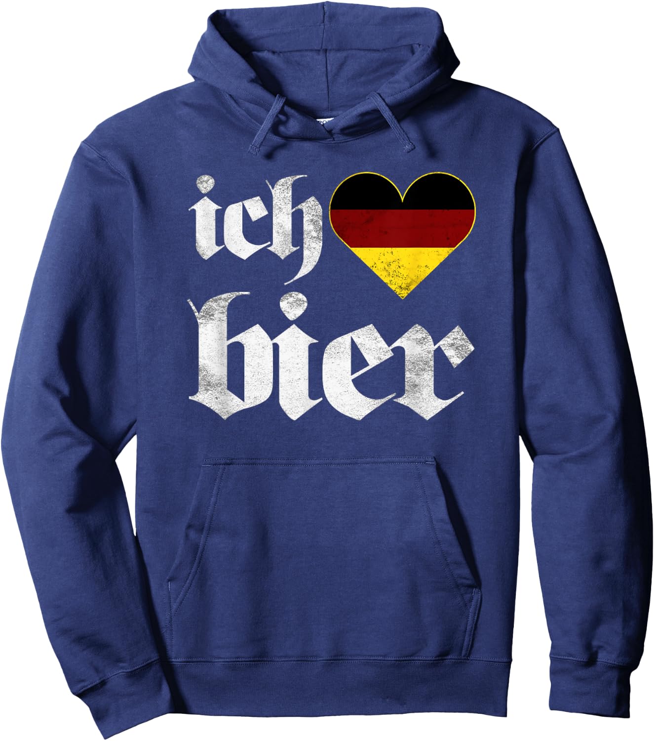 Love German Beer Ich Liebe Bier Munich Drink Bier Oktober Hoodie - Hoodie | Navy