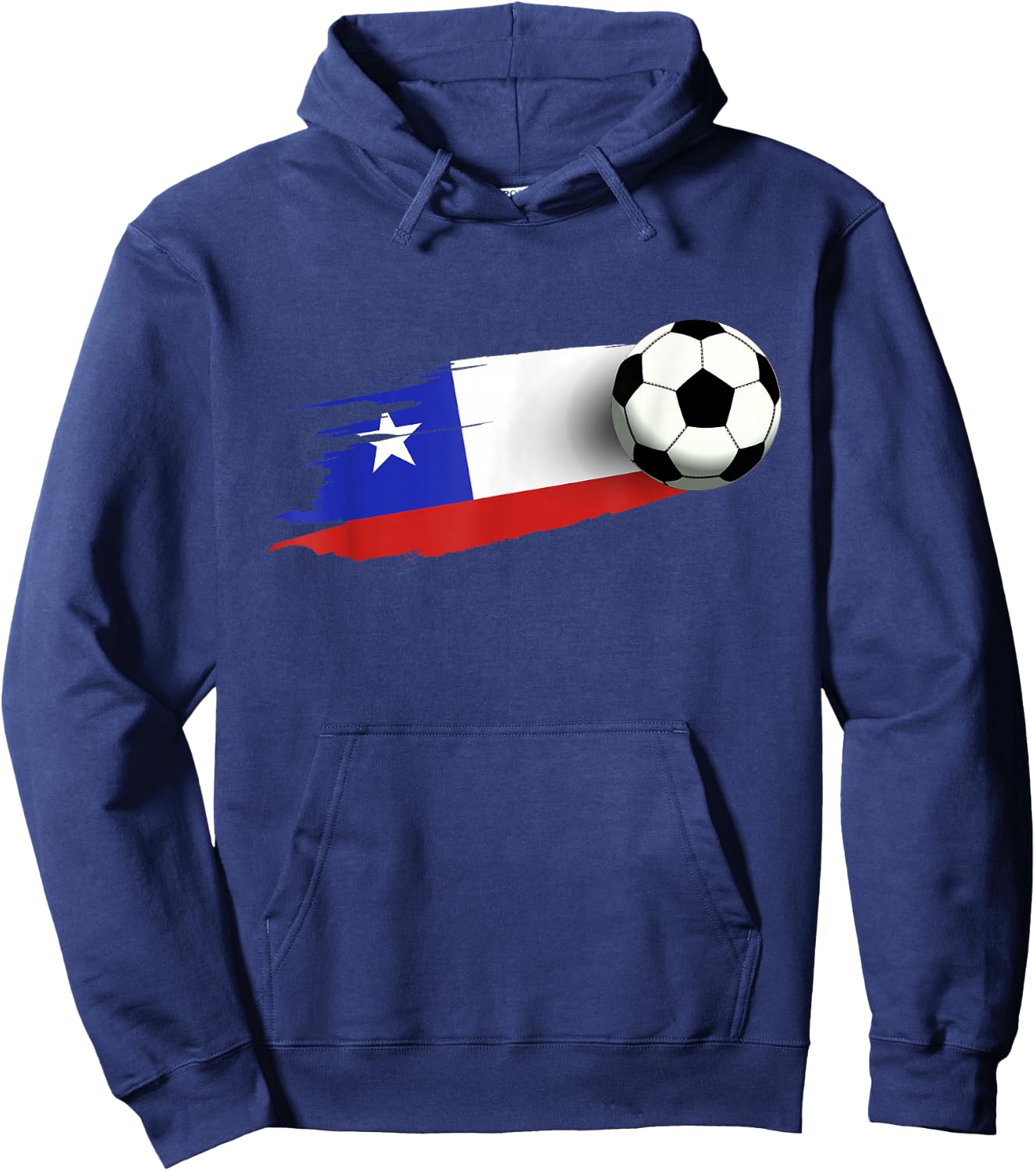 Chile Flag Jersey Chilean Soccer Team Chilean Hoodie - Hoodie | Navy