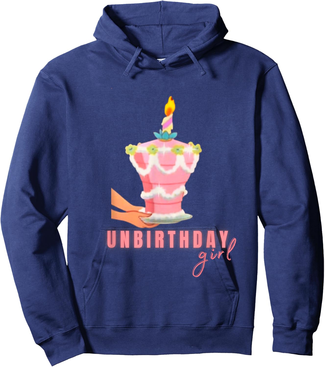 Birthday Girl Unbirthday Novelty Gift Girls Mothers Hoodie - Hoodie | Navy