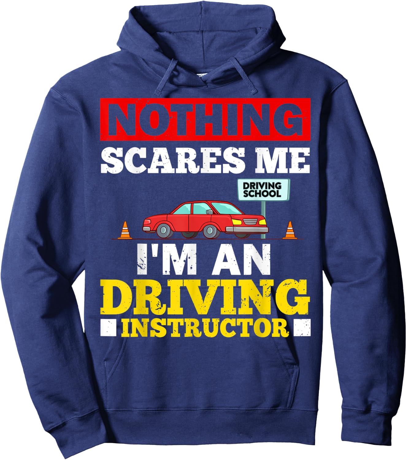 Driving Instructor School Lessons Driver Education Hoodie - Hoodie | Navy