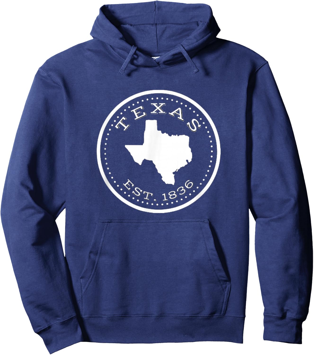 Vintage Texas Map For Souvenirs Hoodie - Hoodie | Navy