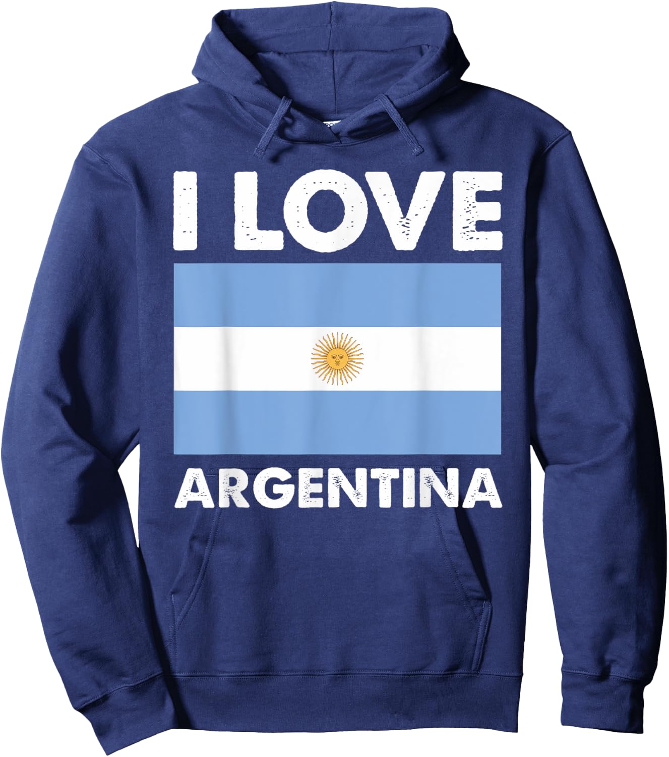I Love Argentina I Heart Argentina Family Travel Argentina Hoodie - Hoodie | Navy