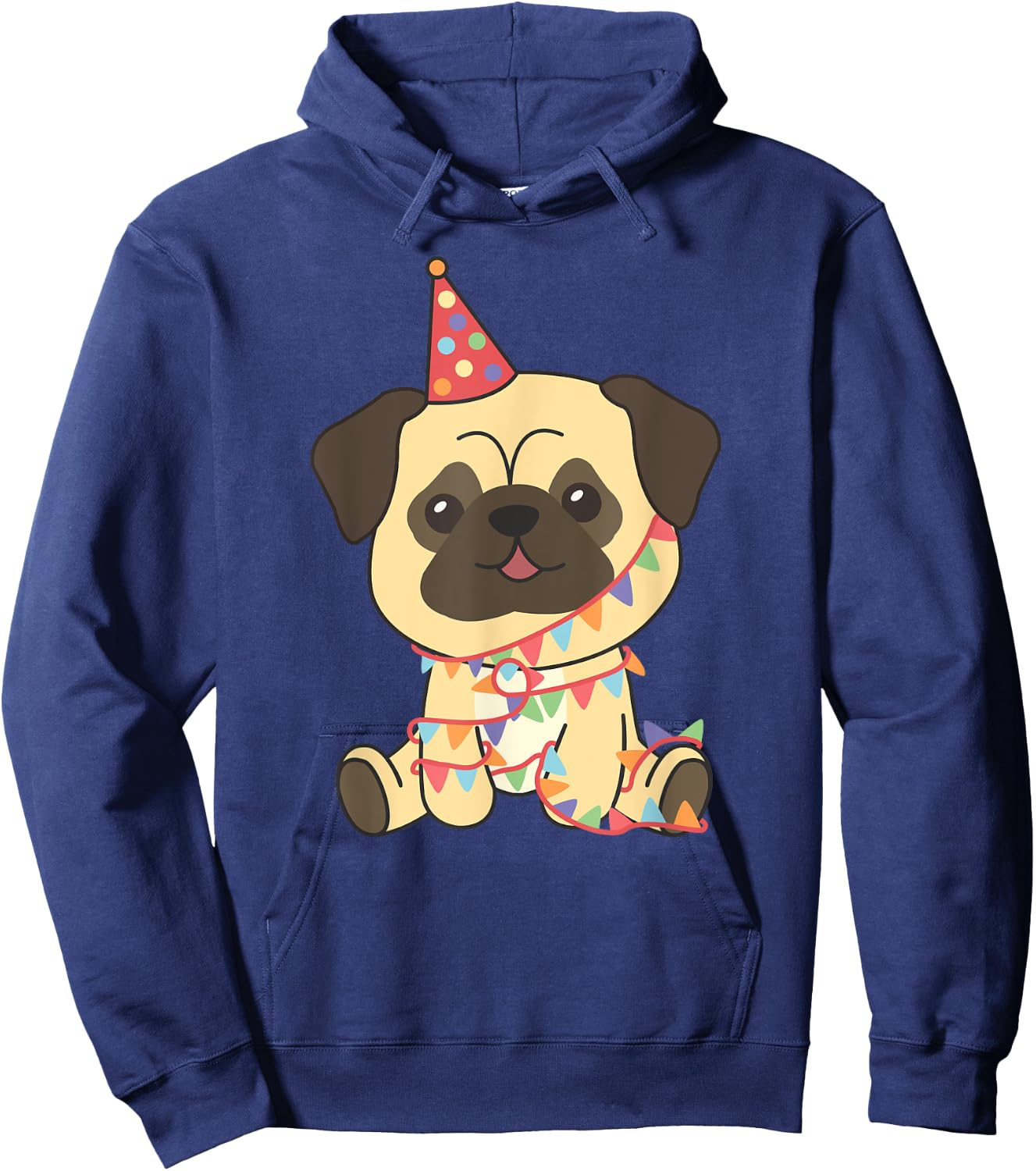 Birthday Pug For Children A Birthday Pug Hoodie - Hoodie | Navy