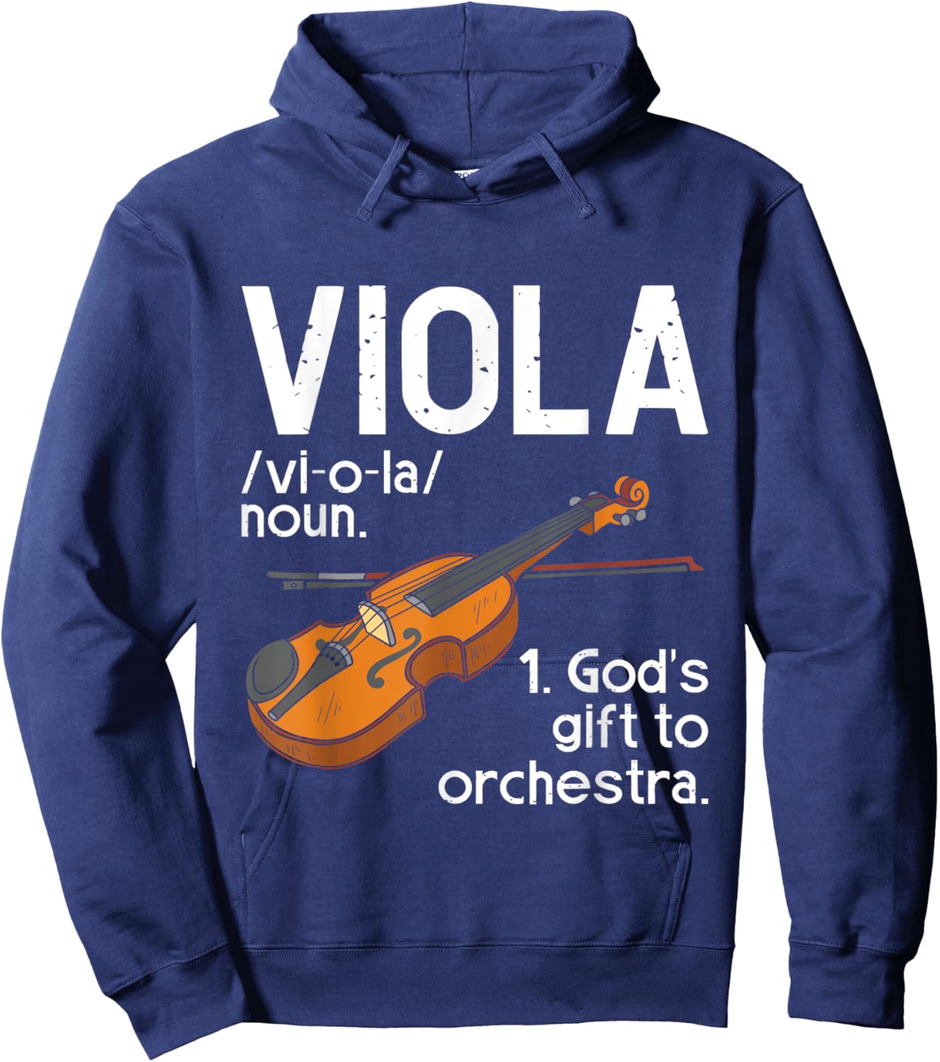 Viola Player - Orchestra Band Violist Jazz Music Lover Hoodie - Hoodie | Navy