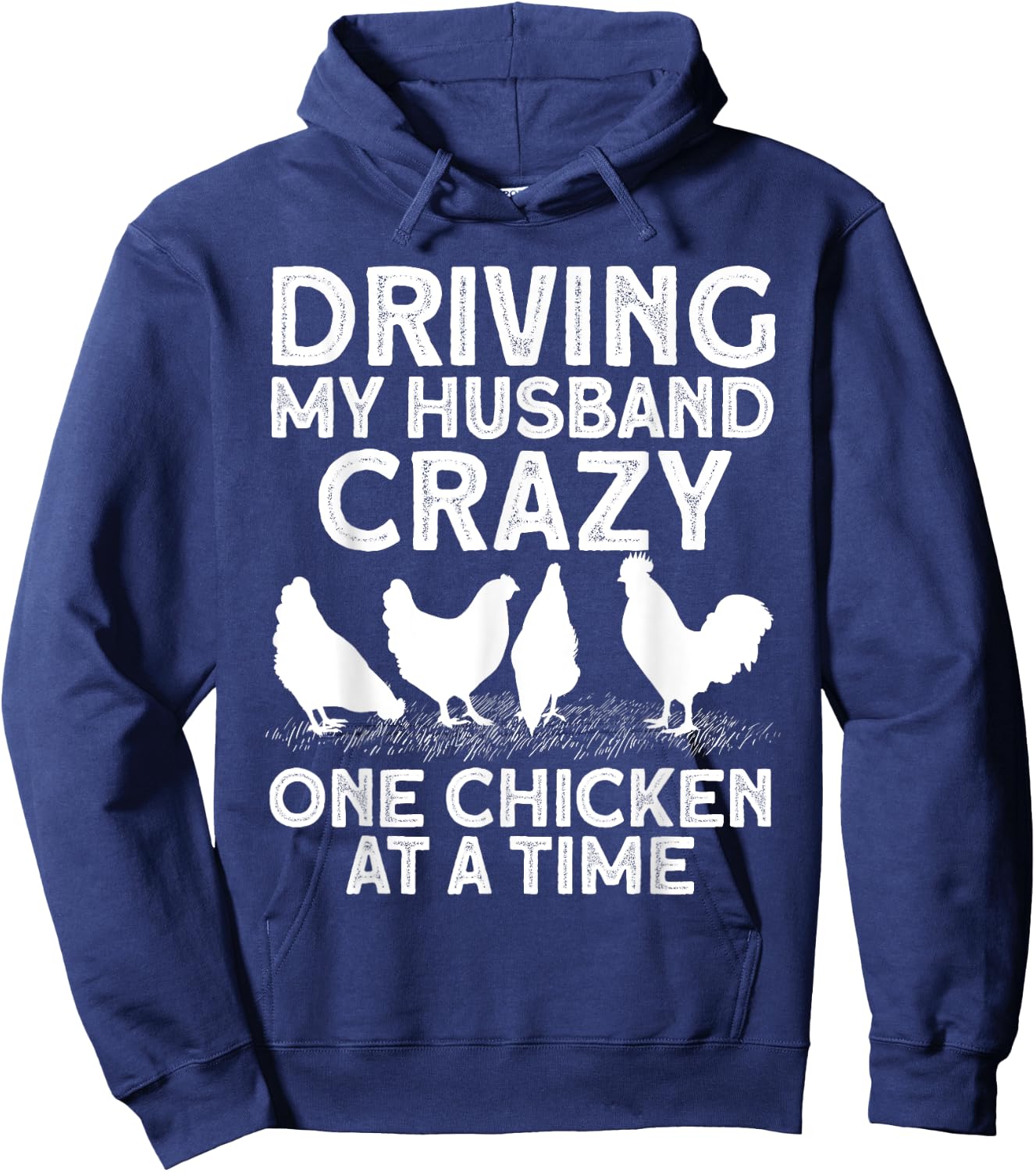 Funny Chicken Art Mom Chicken Lady Chicken Farmer Hoodie - Hoodie | Navy