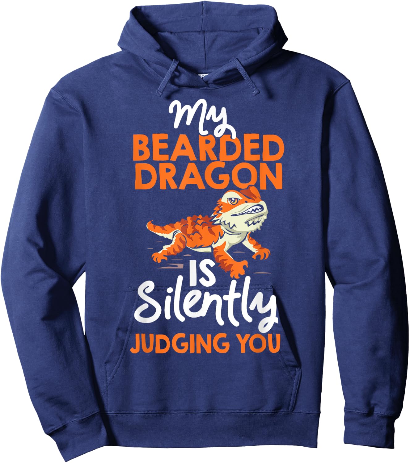 Bearded Dragon Lovers Bearded Dragon Reptile Lizard Lover Hoodie - Hoodie | Navy