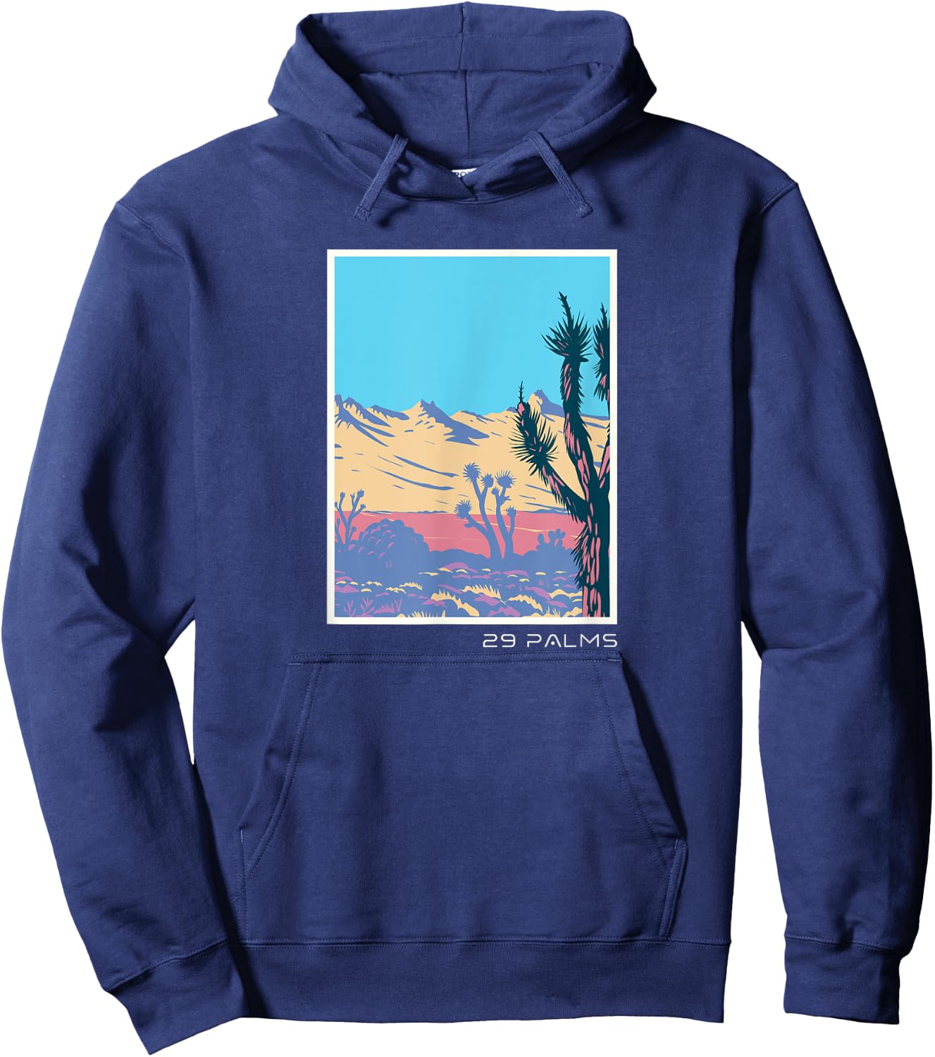 29 Palms Desert City California Hoodie - Hoodie | Navy