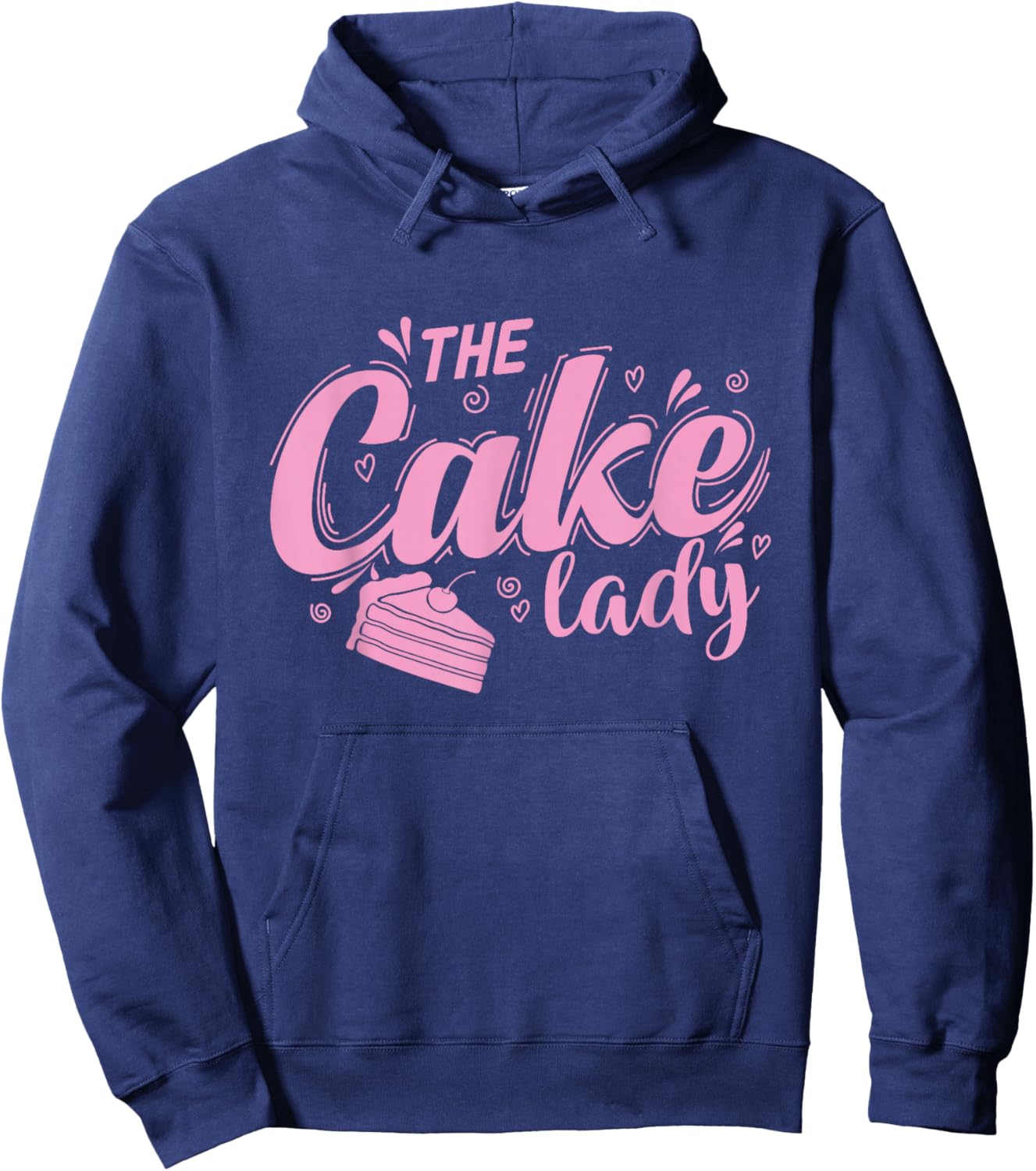 The Cake Lady Pie Baking Pastry Shop Hoodie - Hoodie | Navy