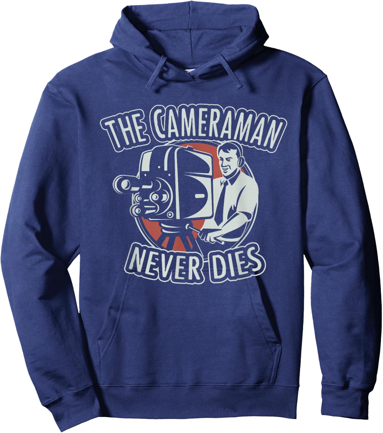The Cameraman Never Dies Hoodie - Hoodie | Navy