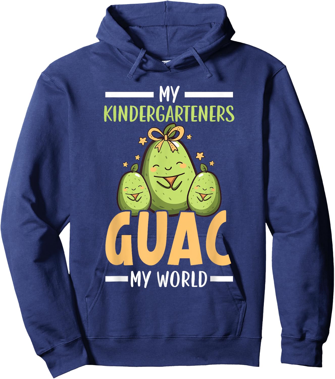 Avocado Teacher Fruit Guac Teaching Guacamole Lover Women Hoodie - Hoodie | Navy