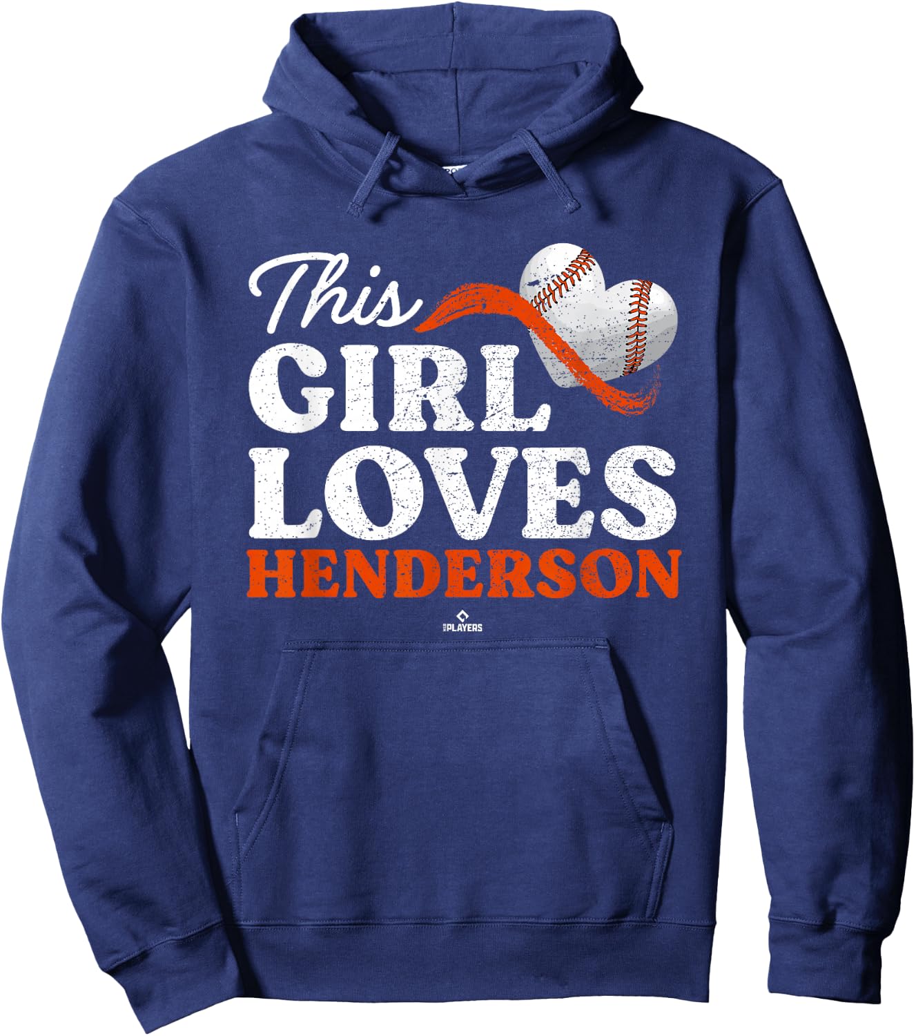This Girl Loves Gunnar Henderson Baltimore MLBPA Hoodie - Hoodie | Navy