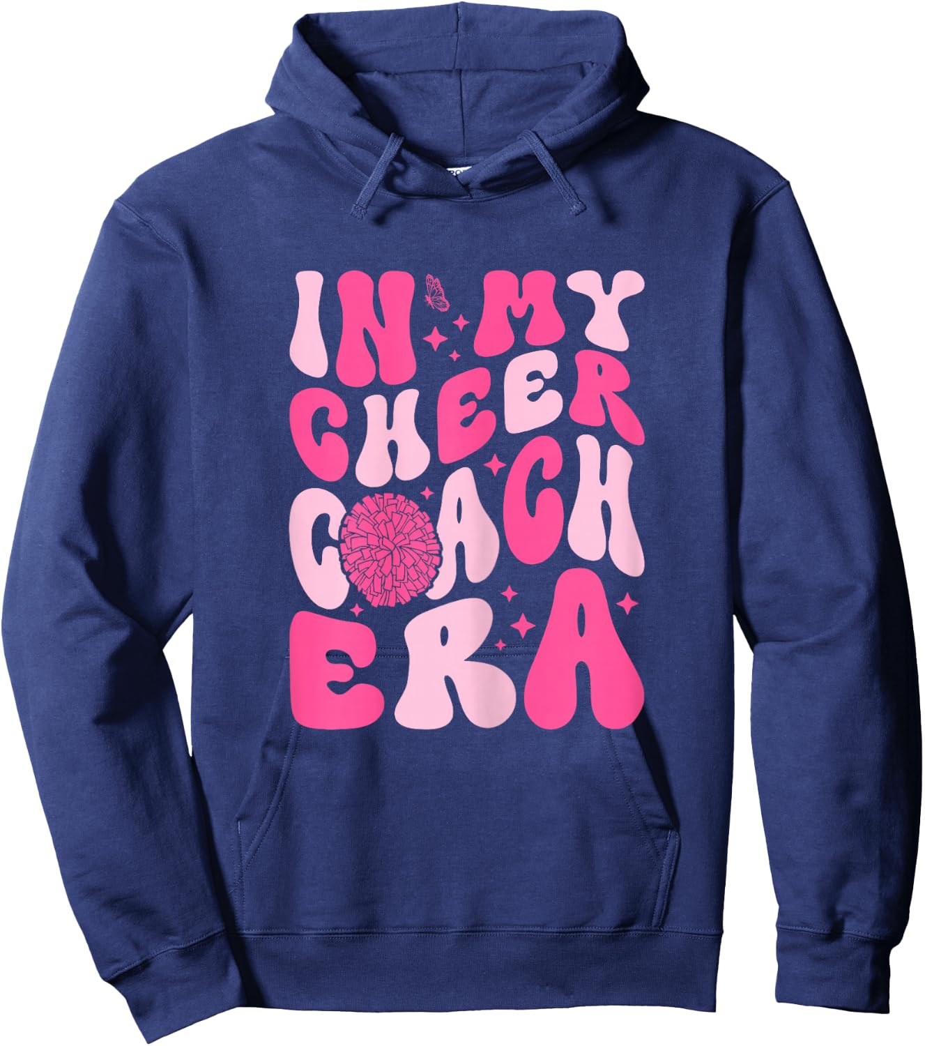 In My Cheer Coach Era Cheerleading Cheerleader Coach Hoodie - Hoodie | Navy