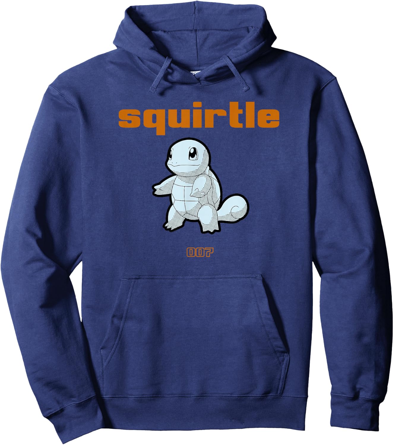 Pokémon Squirtle 007 Standing Pose Portrait Hoodie - Hoodie | Navy