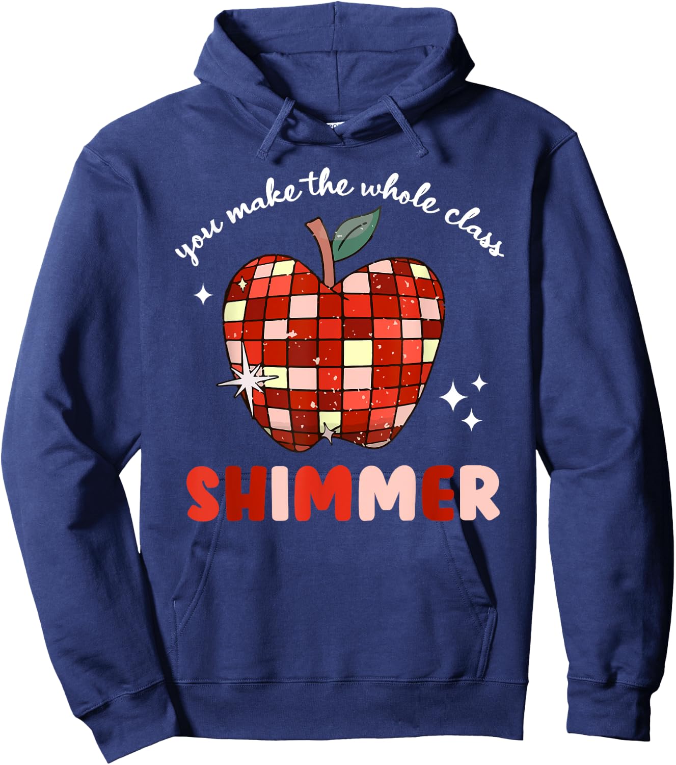 You Make The Whole Class Shimmer Hoodie - Hoodie | Navy