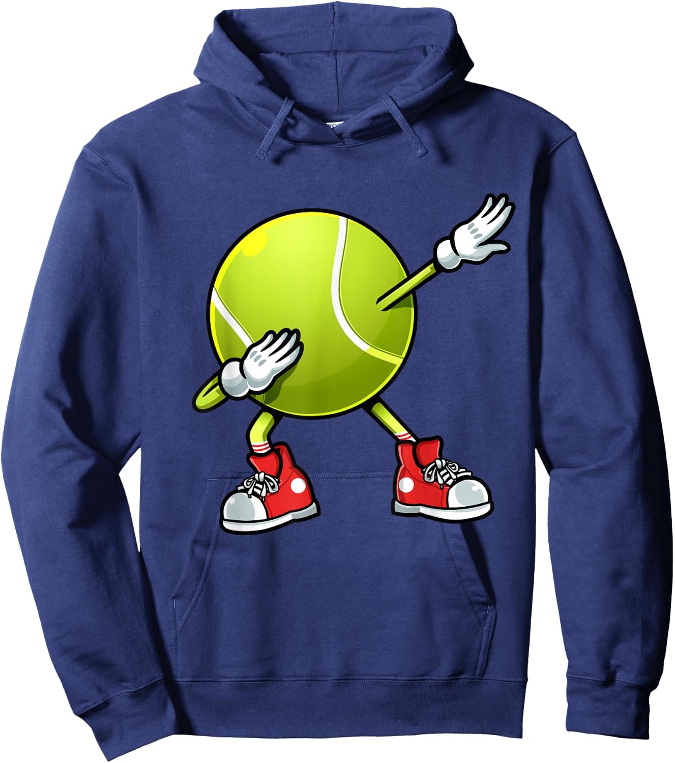 Funny Tennis Dab Ball Player Racket Sports Fan Dabbing Hoodie - Hoodie | Navy