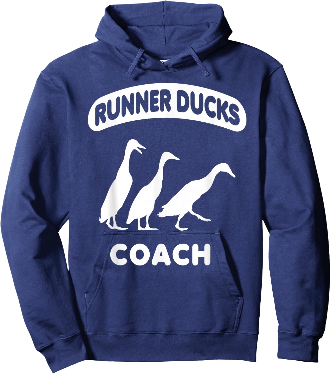 Runner Ducks Coach Indian Duck Hoodie - Hoodie | Navy