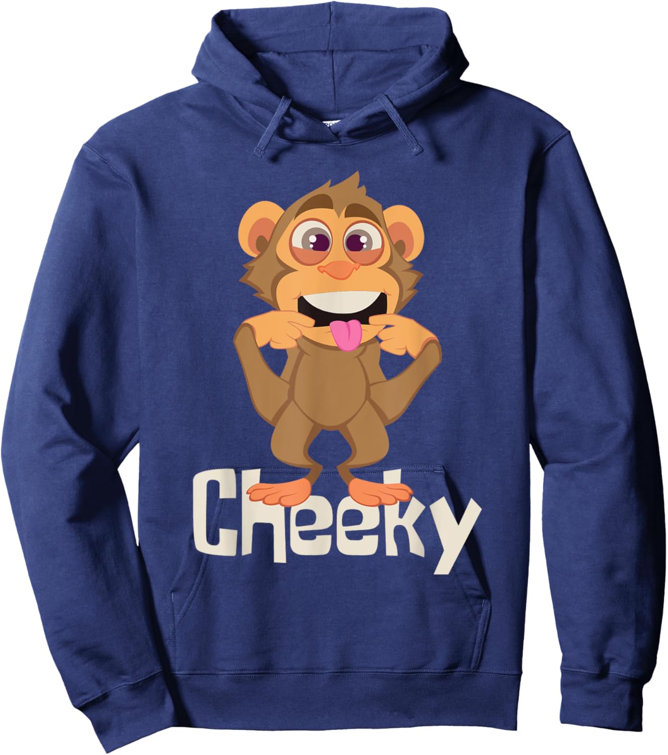 Cheeky - Monkey Primate Lover Zoo Animal Zookeeper Zoology Hoodie - Hoodie | Navy