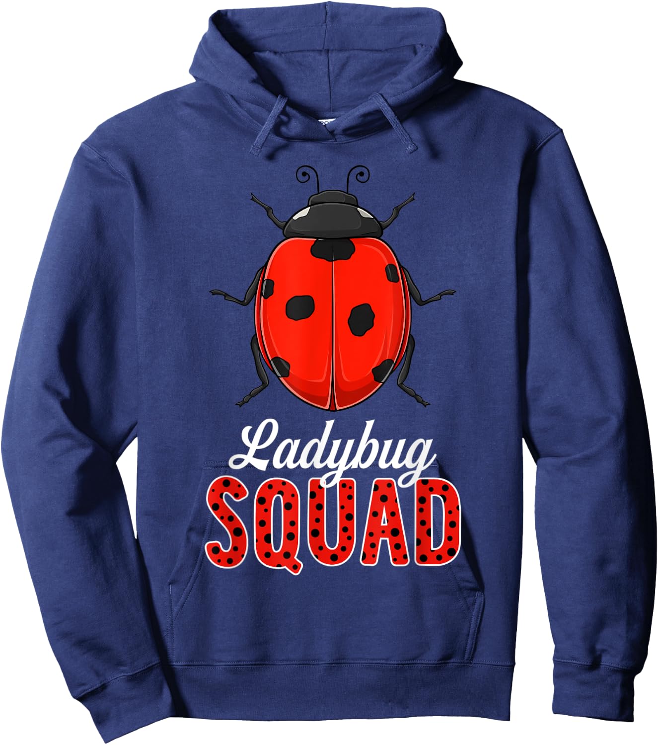 Ladybug Squad Cute Ladybugs Lover Kids Girls Boys Hoodie - Hoodie | Navy