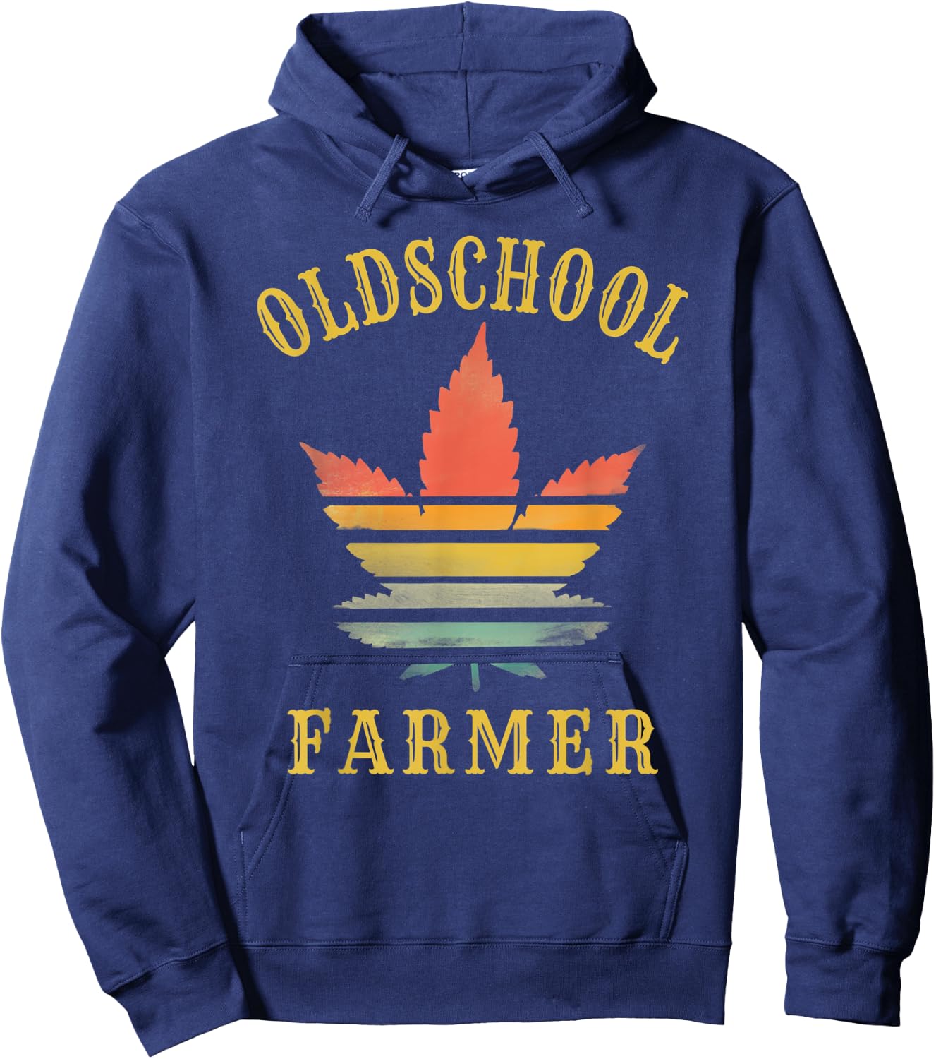 Humorous Weed Leaf Pot Farmer Plant Growers Lovers Quote Hoodie - Hoodie | Navy