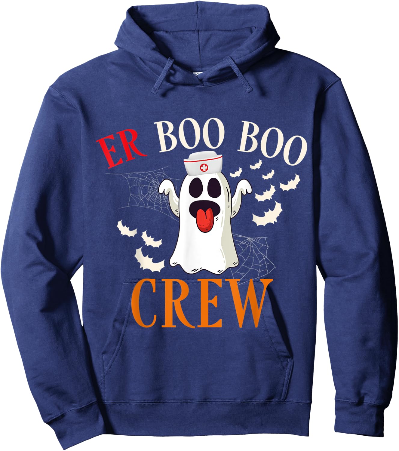 ER Boo Boo Crew Nurse Halloween Costume Matching Squad Women Hoodie - Hoodie | Navy