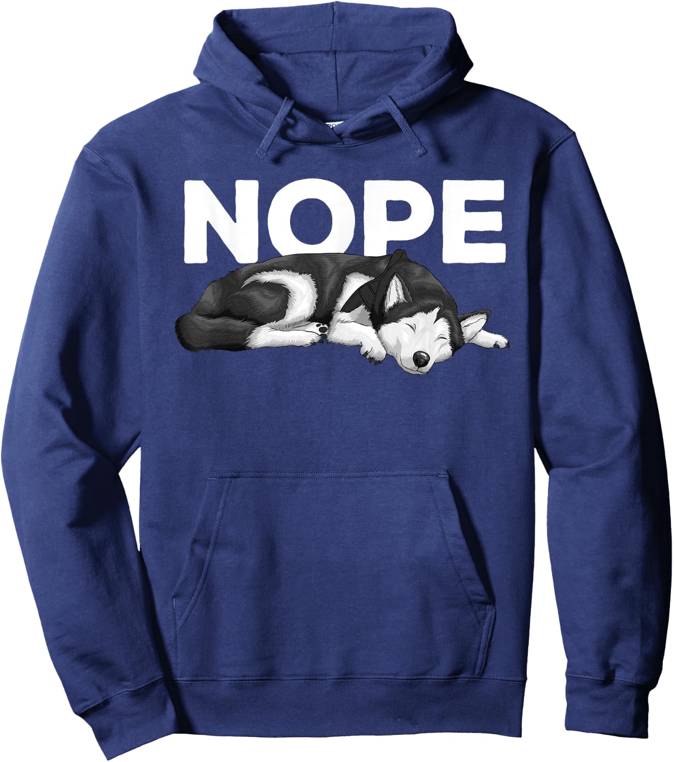 Funny Siberian Husky Design Women Husky Dog Lovers Hoodie - Hoodie | Navy