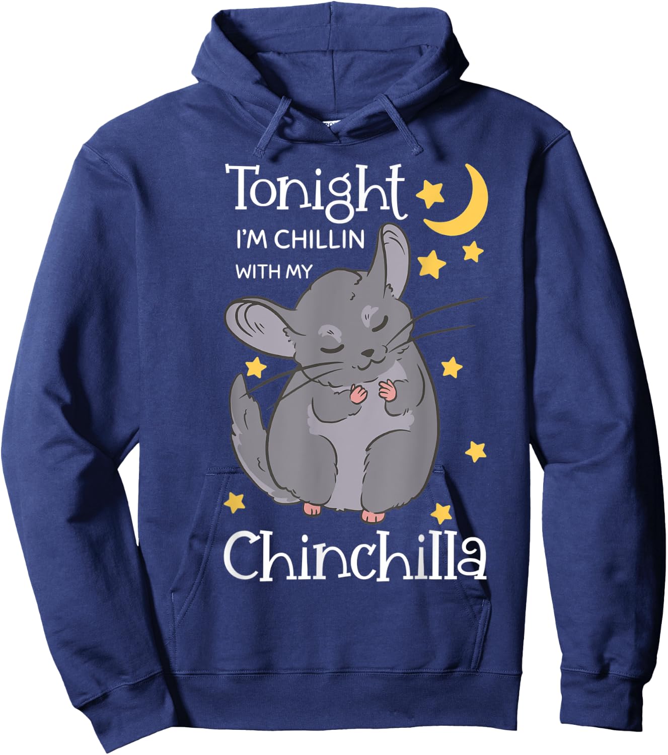 Chinchillas Owner Chillin Rodent Animal Lover Veterinarian Hoodie - Hoodie | Navy